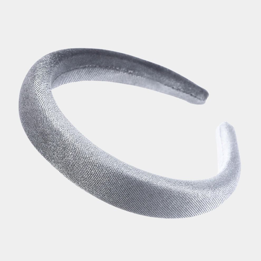 Serre-tête gris en velours