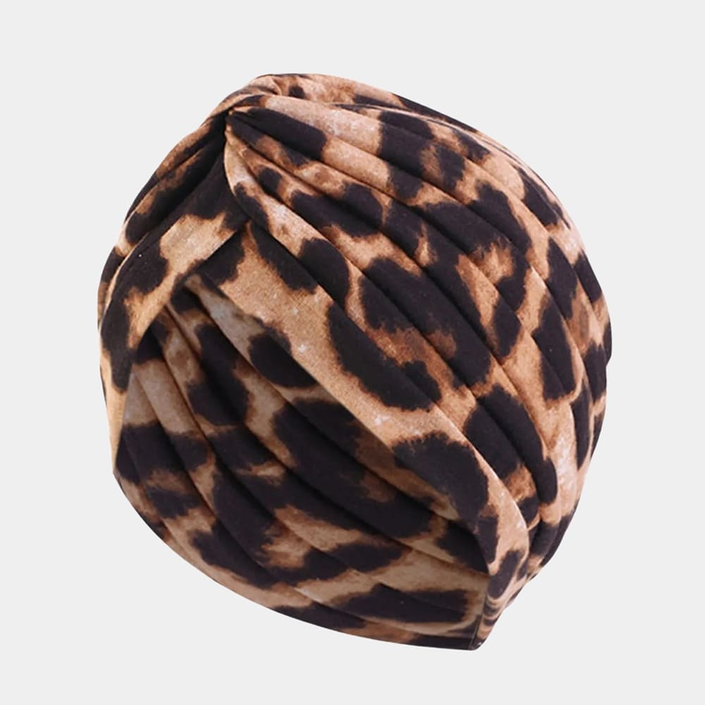 Turban léopard