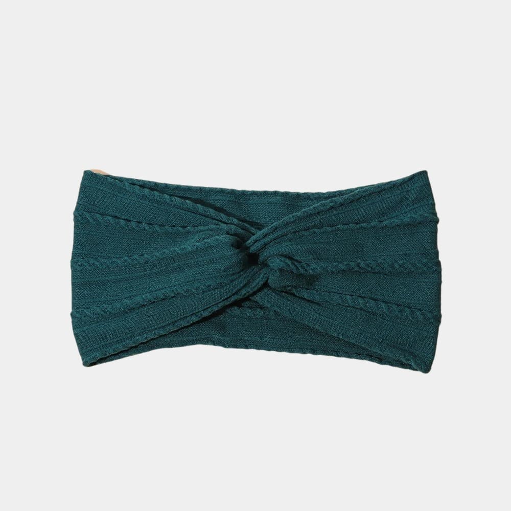 Bandeau bébé large bleu sarcelle