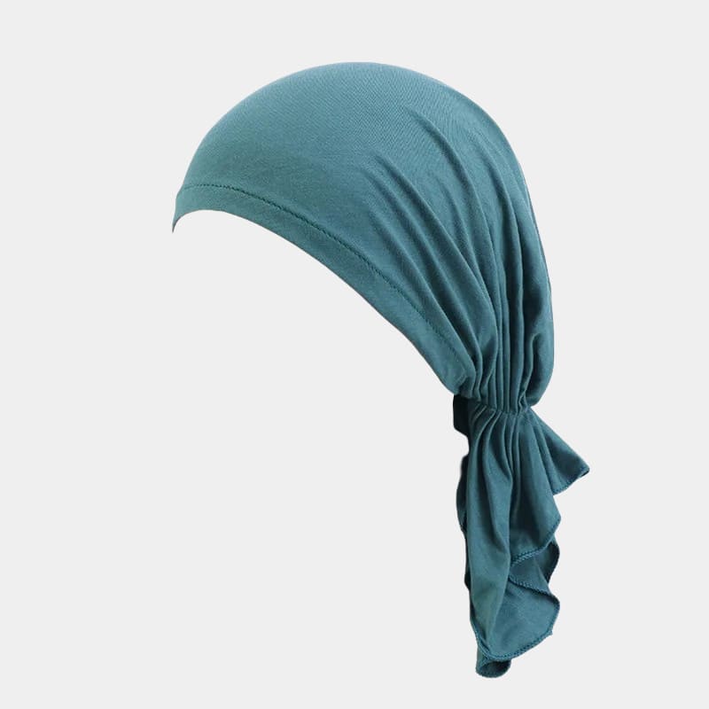 Turban foulard vert